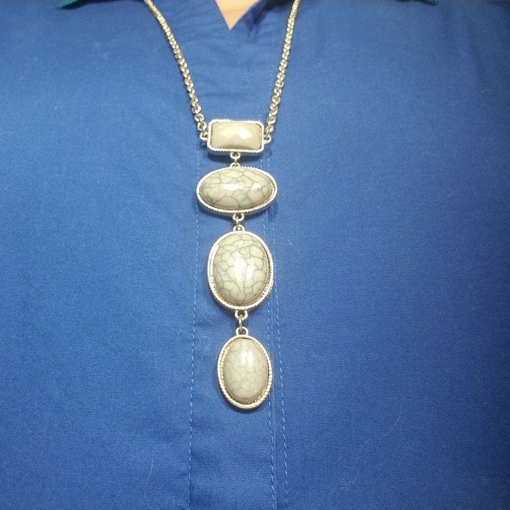 Necklace and earrings
